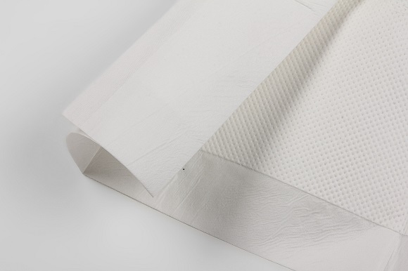 Product Description:Transfer Sheet 220x100cm, white. Load capacity up to 150 kg, absorbent to 4,0 liter.

Do not use for carrying.

PP-nonwoven: 50g/m2 + PE: 25g/m2
Cellulose: 18g/m2 
27g SAP and 92g Fluff Pulp 
18g/m2 Tissue
